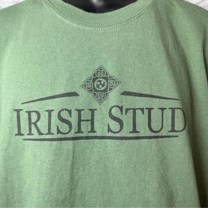 Irish Stud Celtic Knot Green Saint Patrick's Day Men’s T-Shirt Size Large